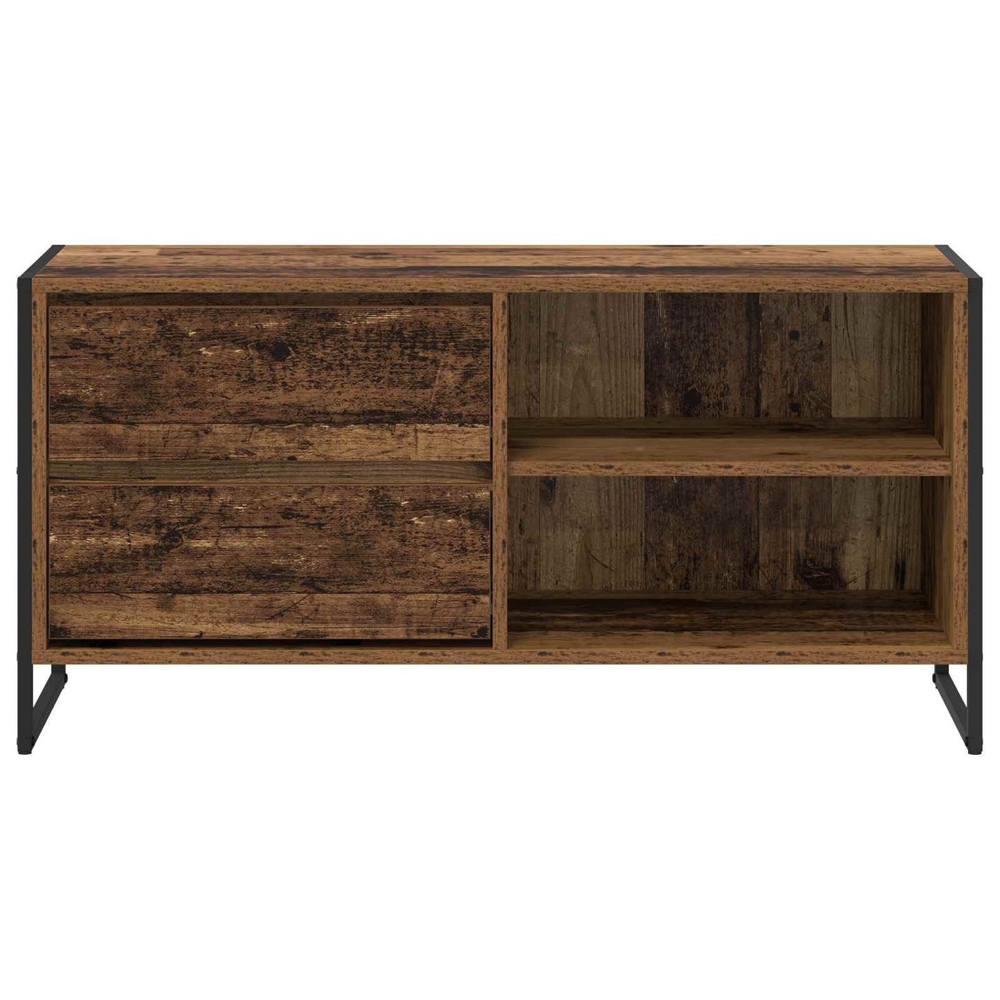 vidaXL Ντουλάπι TV Παλιό Ξύλο 100 x 36 x 49,5 εκ Επεξεργασμένο ξύλο