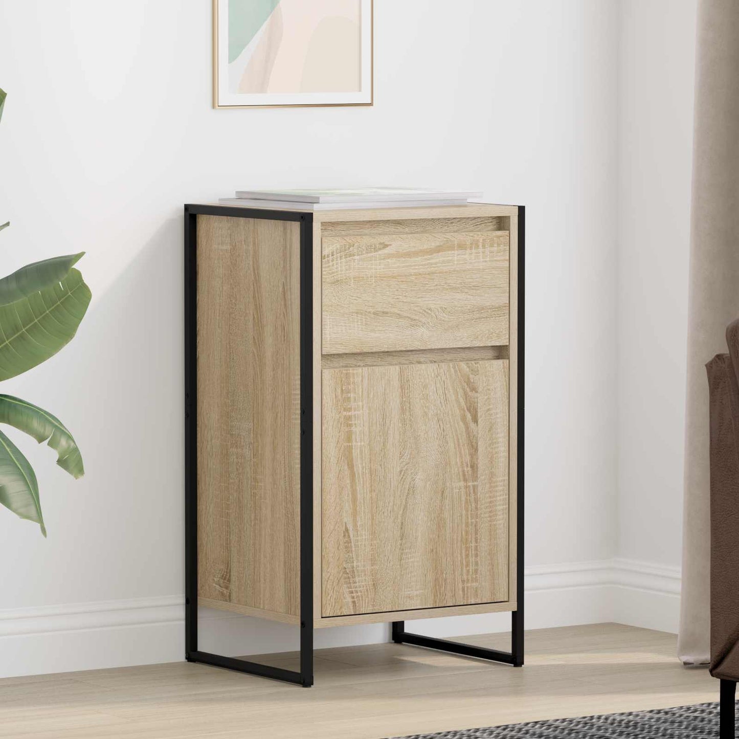 vidaXL Πλαϊνό γραφείο Σονόμα 43 x 36 x 75,5 εκ. Επεξεργασμένο ξύλο