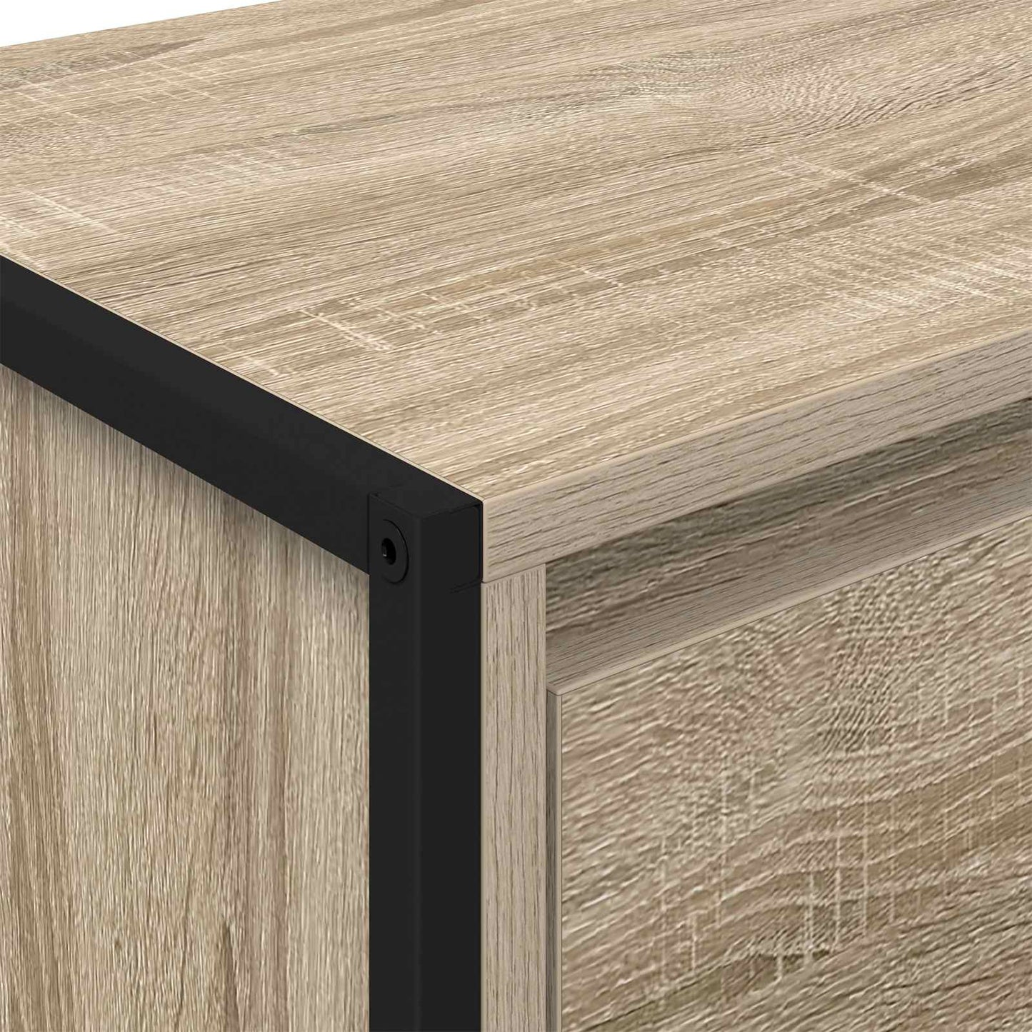 vidaXL Πλαϊνό γραφείο Σονόμα 43 x 36 x 75,5 εκ. Επεξεργασμένο ξύλο