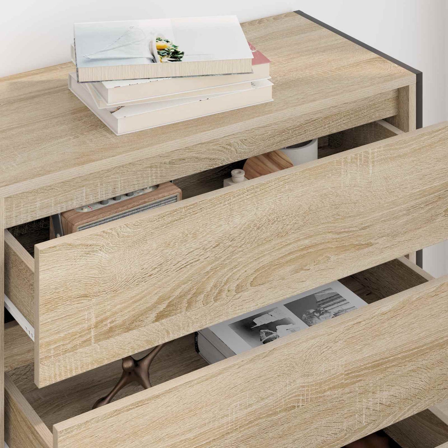 vidaXL Πλαϊνό γραφείο Σονόμα 79 x 36 x 75.5 εκ. Επεξεργασμένο ξύλο