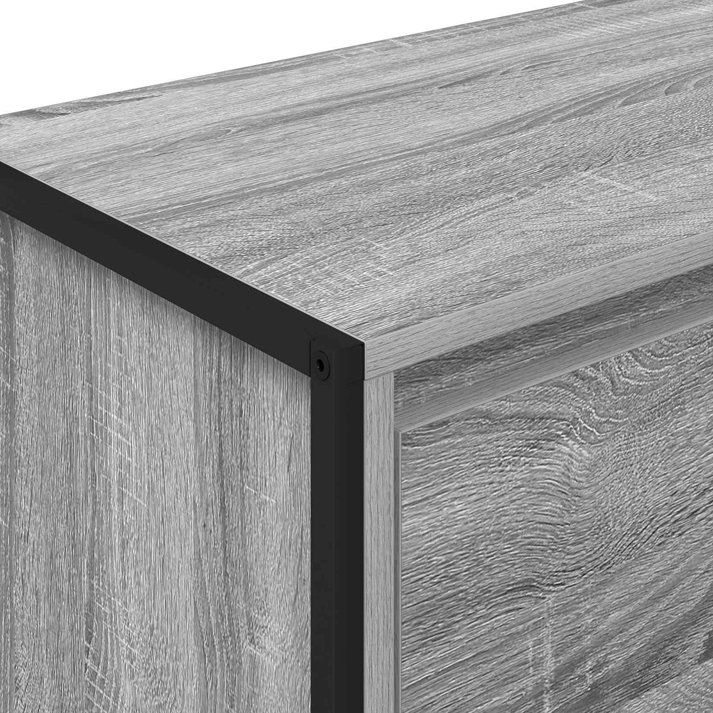 vidaXL Βοηθητικό ντουλάπι Γκρίζο Σονομα 79 x 36 x 75 εκ