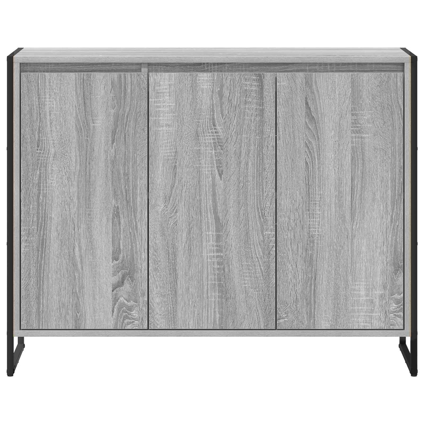 vidaXL Βοηθητικό ντουλάπι Γκρίζο Σονομα 96,5 x 30 x 75 εκ