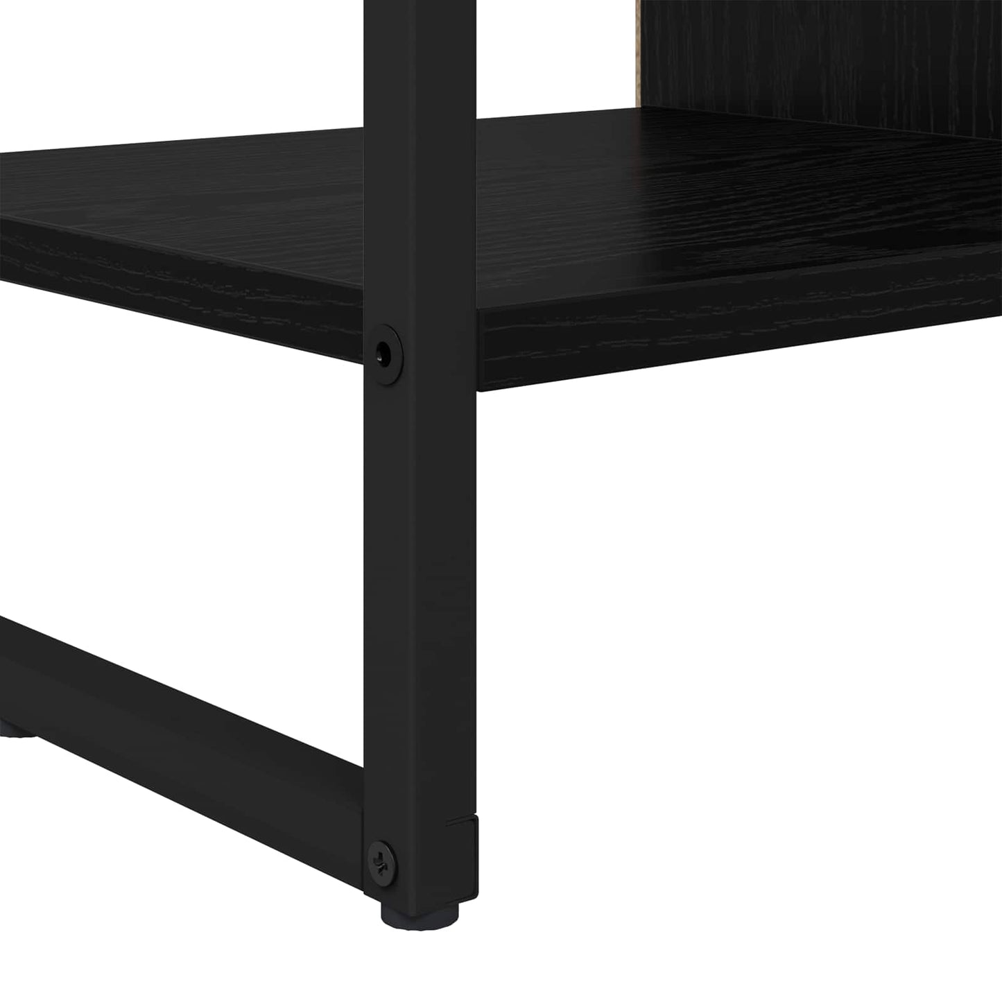 vidaXL Βοηθητικό ντουλάπι Μαύρη Οξυά 96.5 x 30 x 75 εκ