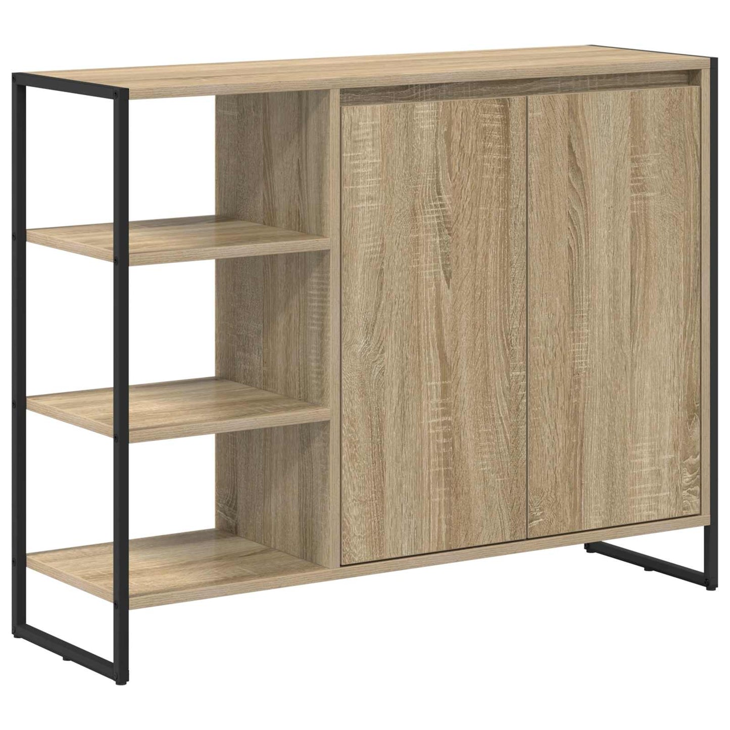 vidaXL Βοηθητικό ντουλάπι Σονόμα 96.5 x 30 x 75 εκ Επεξεργασμένο ξύλο