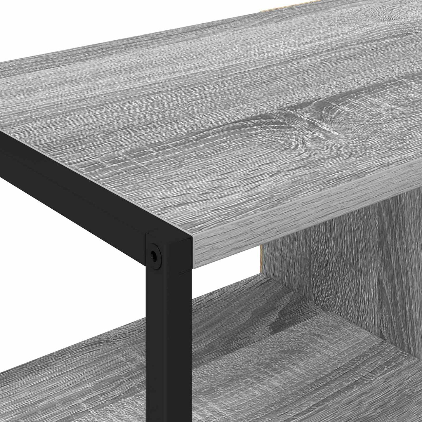 vidaXL Βοηθητικό ντουλάπι Γκρίζο Σονομα 96.5 x 30 x 75 εκ