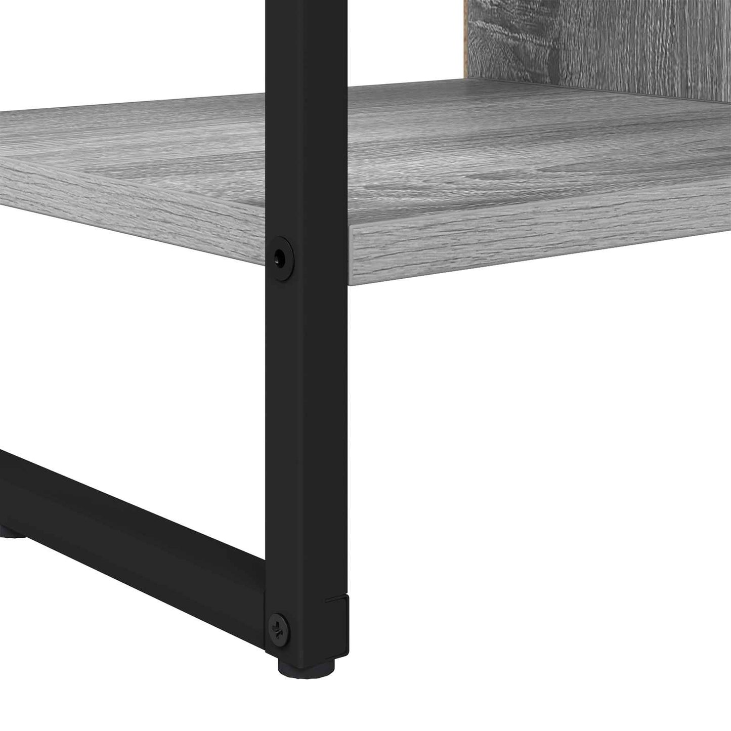 vidaXL Βοηθητικό ντουλάπι Γκρίζο Σονομα 96.5 x 30 x 75 εκ