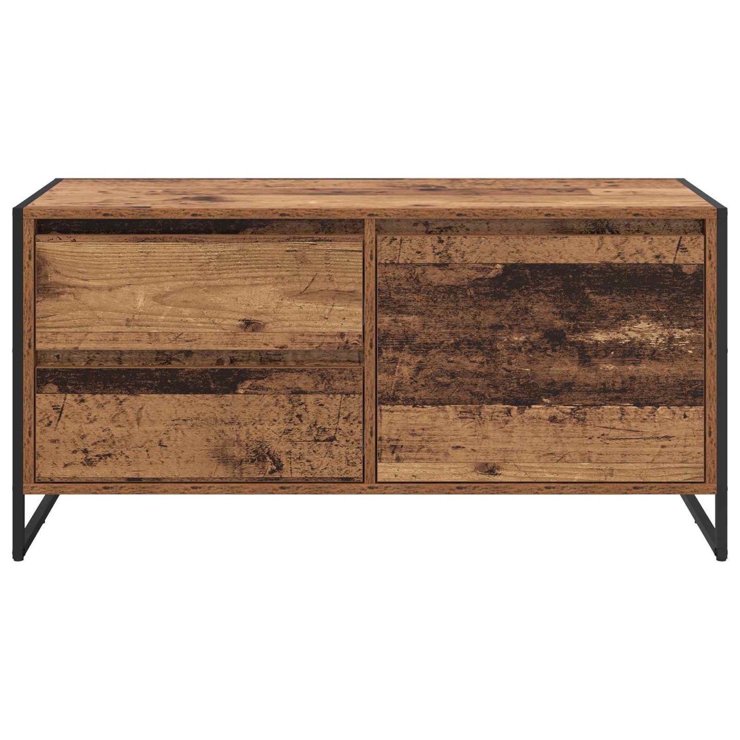 vidaXL Ντουλάπι TV Παλιό Ξύλο 100 x 36 x 49.5 εκ Επεξεργασμένο ξύλο