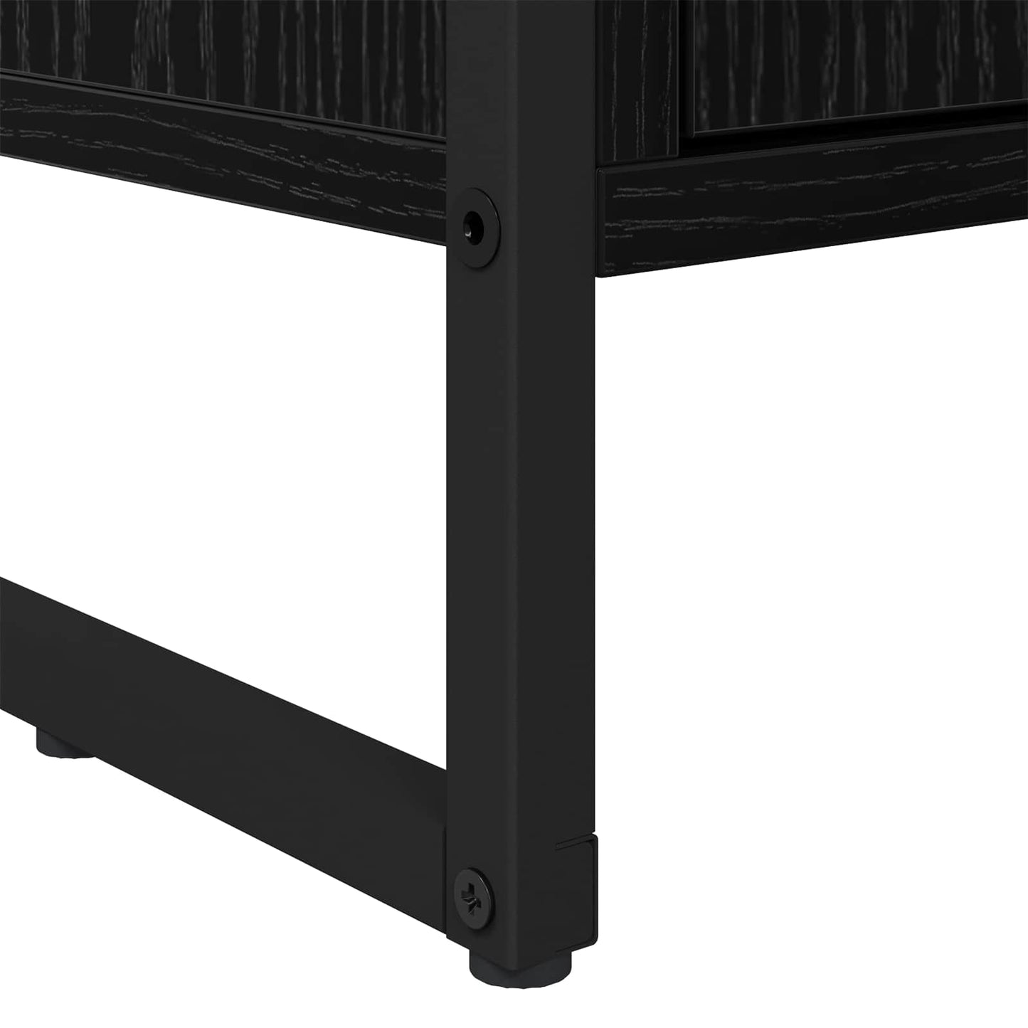 vidaXL Βιβλιοθήκη Μαύρη Οξυά 43 x 36 x 150.5 εκ Επεξεργασμένο ξύλο