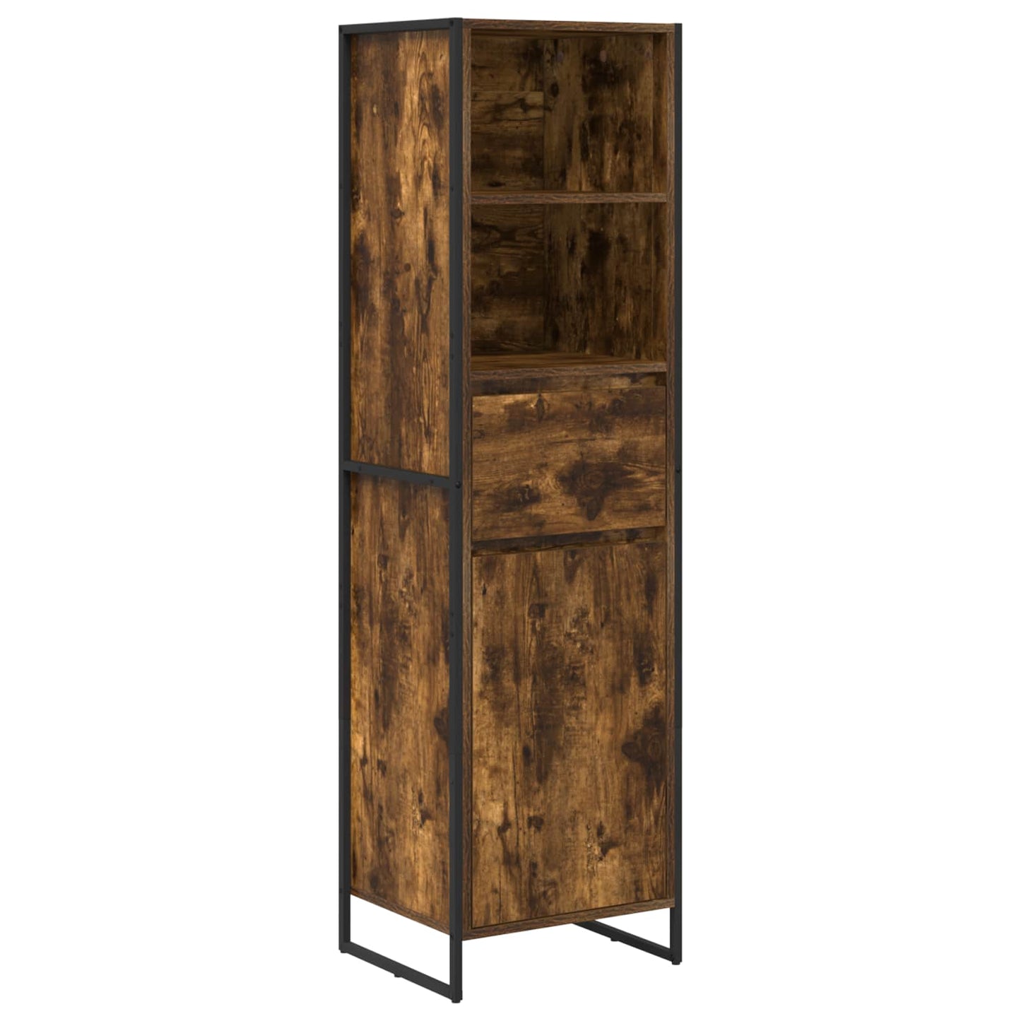 vidaXL Βιβλιοθήκη Καπνιστό Δρύς 43 x 36 x 150.5 εκ Επεξεργασμένο ξύλο