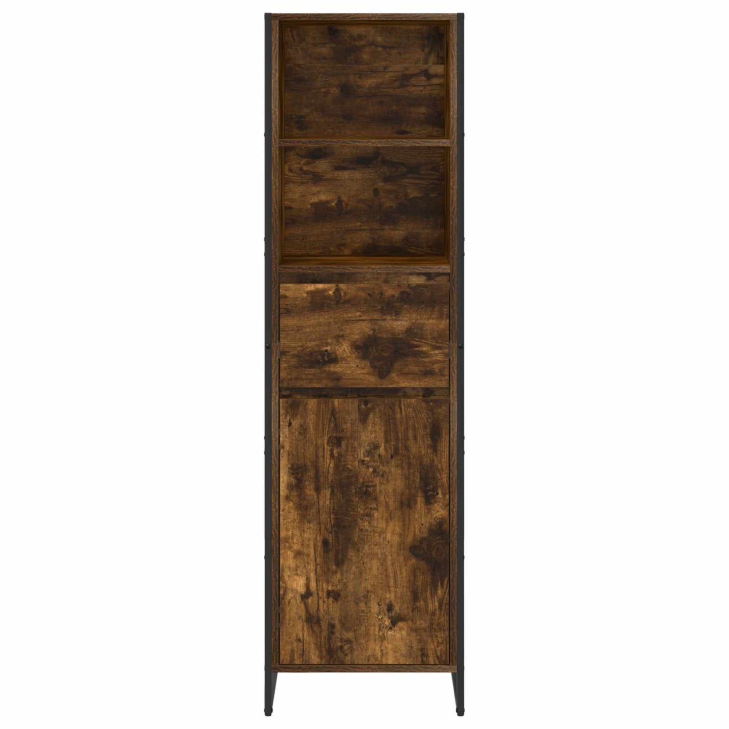 vidaXL Βιβλιοθήκη Καπνιστό Δρύς 43 x 36 x 150.5 εκ Επεξεργασμένο ξύλο