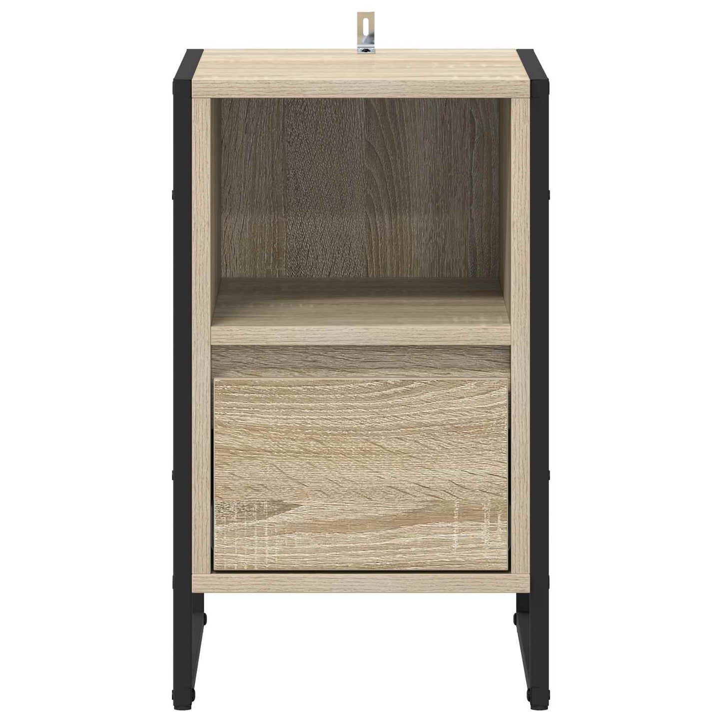 vidaXL Κομοδίνο με συρτάρι Σονόμα 39,5 x 30 x 50 εκ Επεξεργασμένο ξύλο
