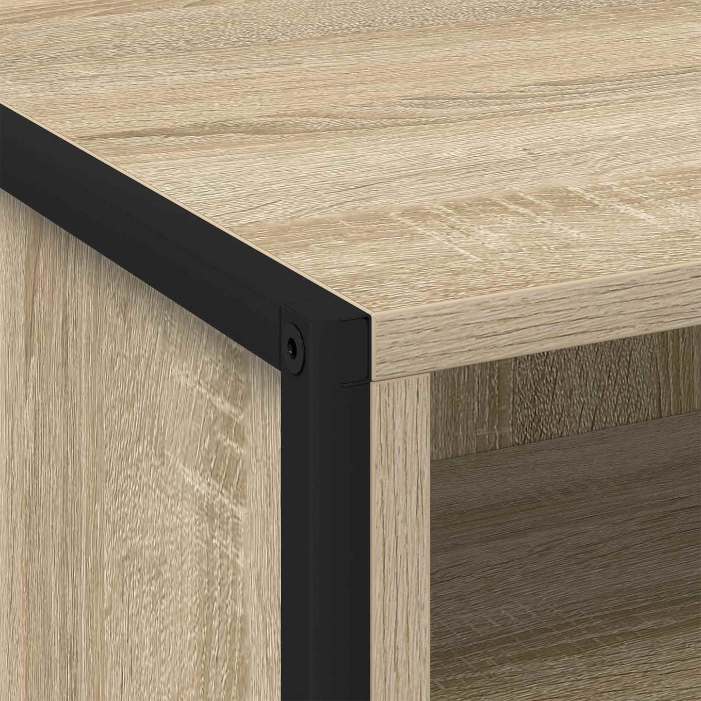 vidaXL Κομοδίνο 2 pcs Σονόμα 50 x 39,5 x 50 εκ. Επεξεργασμένο ξύλο