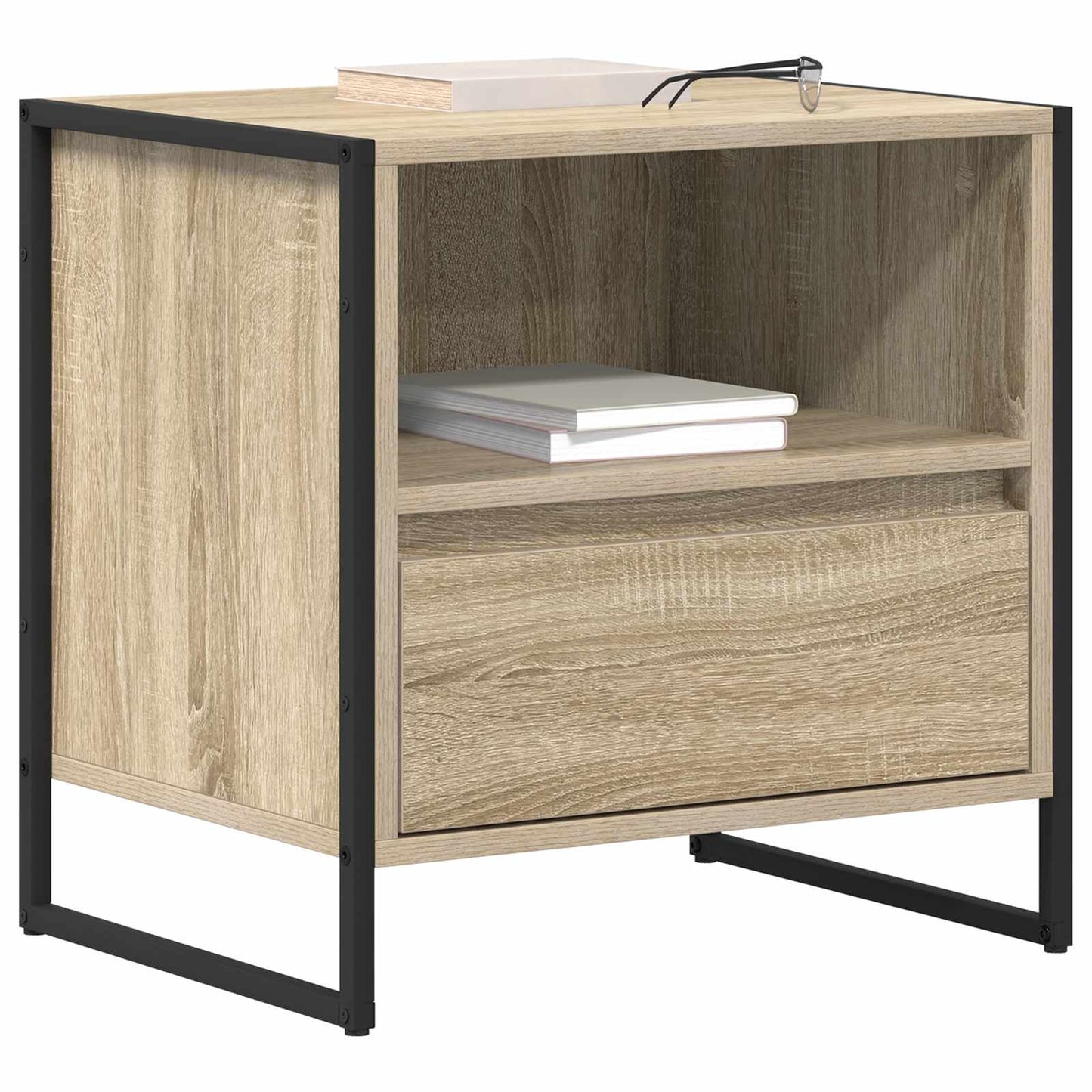 vidaXL Κομοδίνο 2 pcs Σονόμα 50 x 39,5 x 50 εκ. Επεξεργασμένο ξύλο