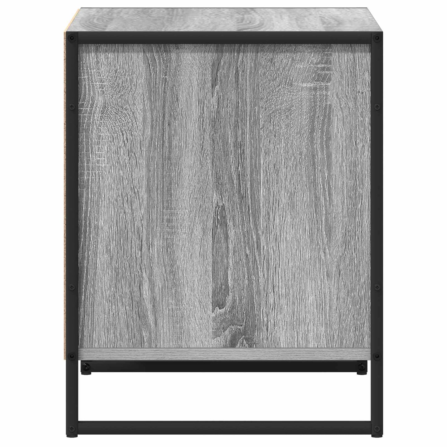 vidaXL Κομοδίνο Γκρίζο Σονομα 50 x 39,5 x 50 εκ. Επεξεργασμένο ξύλο