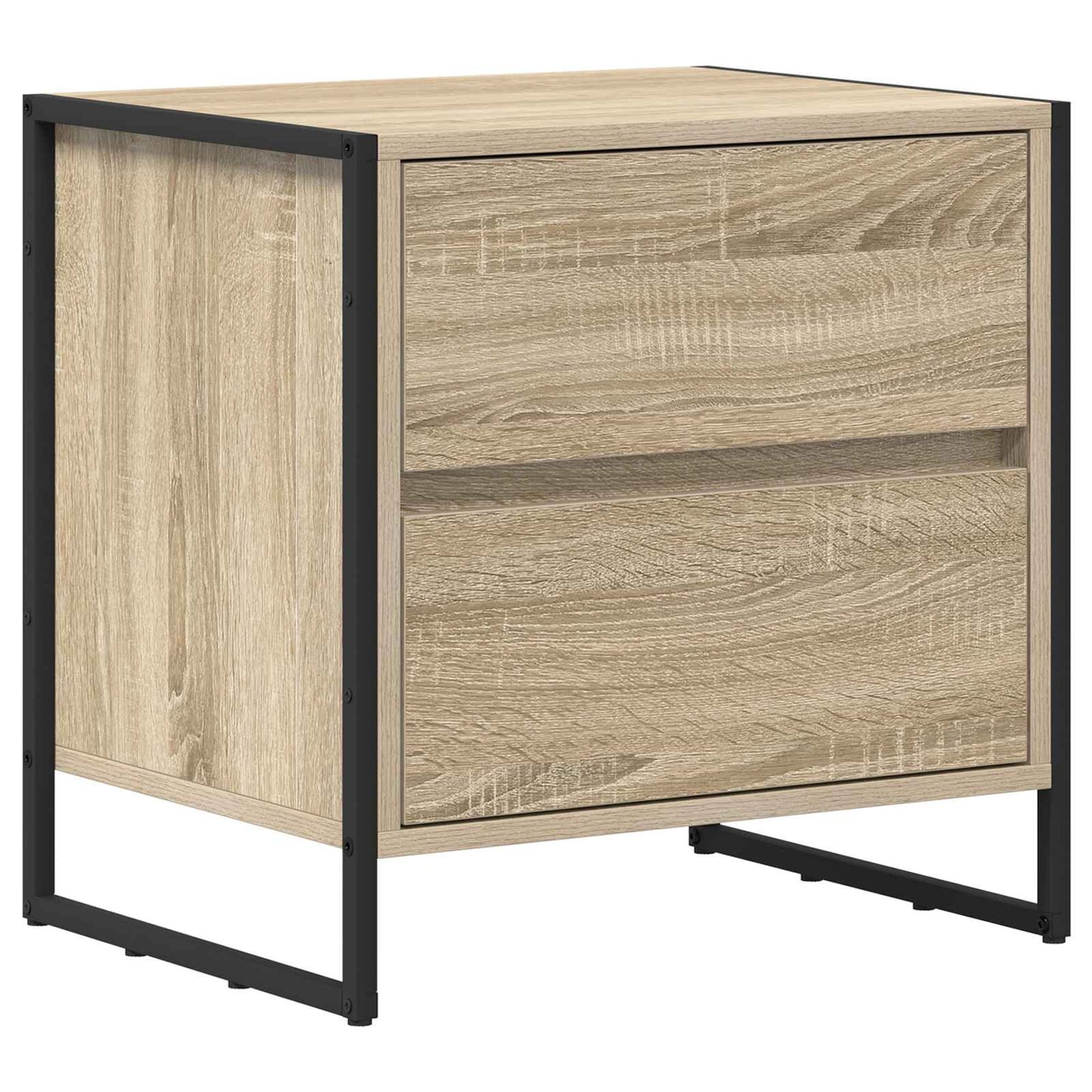 vidaXL Κομοδίνο 2 pcs Σονόμα 50 x 39.5 x 50 εκ. Επεξεργασμένο ξύλο