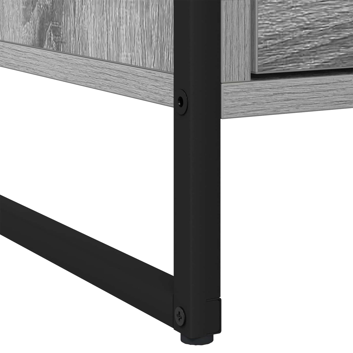 vidaXL Κομοδίνο Γκρίζο Σονομα 50 x 39.5 x 50 εκ. Επεξεργασμένο ξύλο