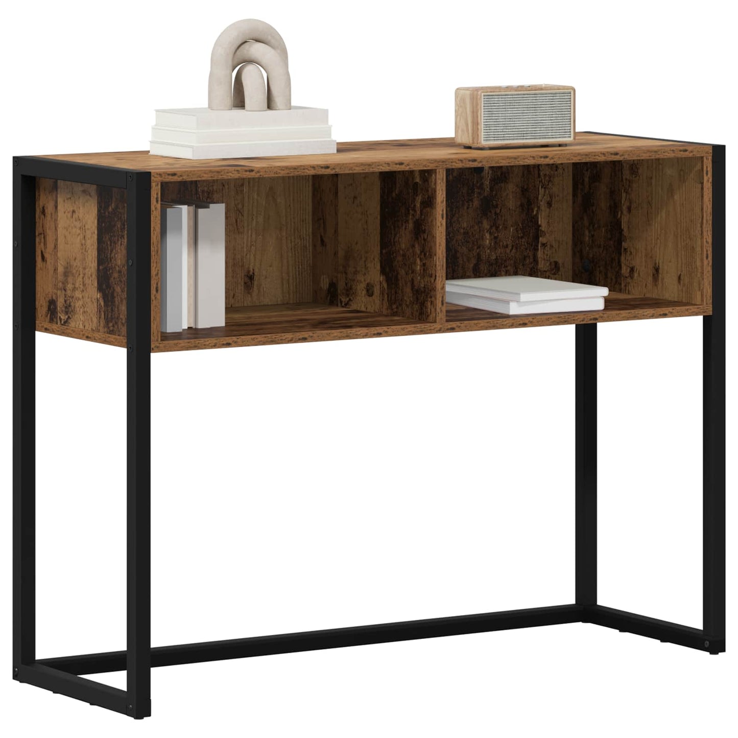 vidaXL End Table Παλιό Ξύλο 100 x 36 x 75 εκ. Επεξεργασμένο ξύλο