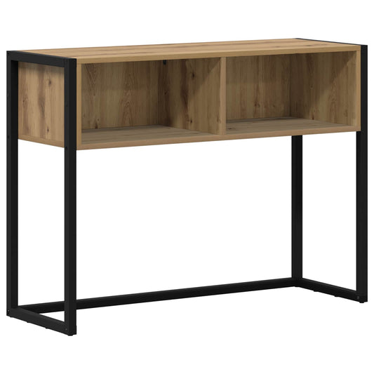 vidaXL End Table Καρυδιά Χειροποίητης Εργασίας 100 x 36 x 75 εκ.