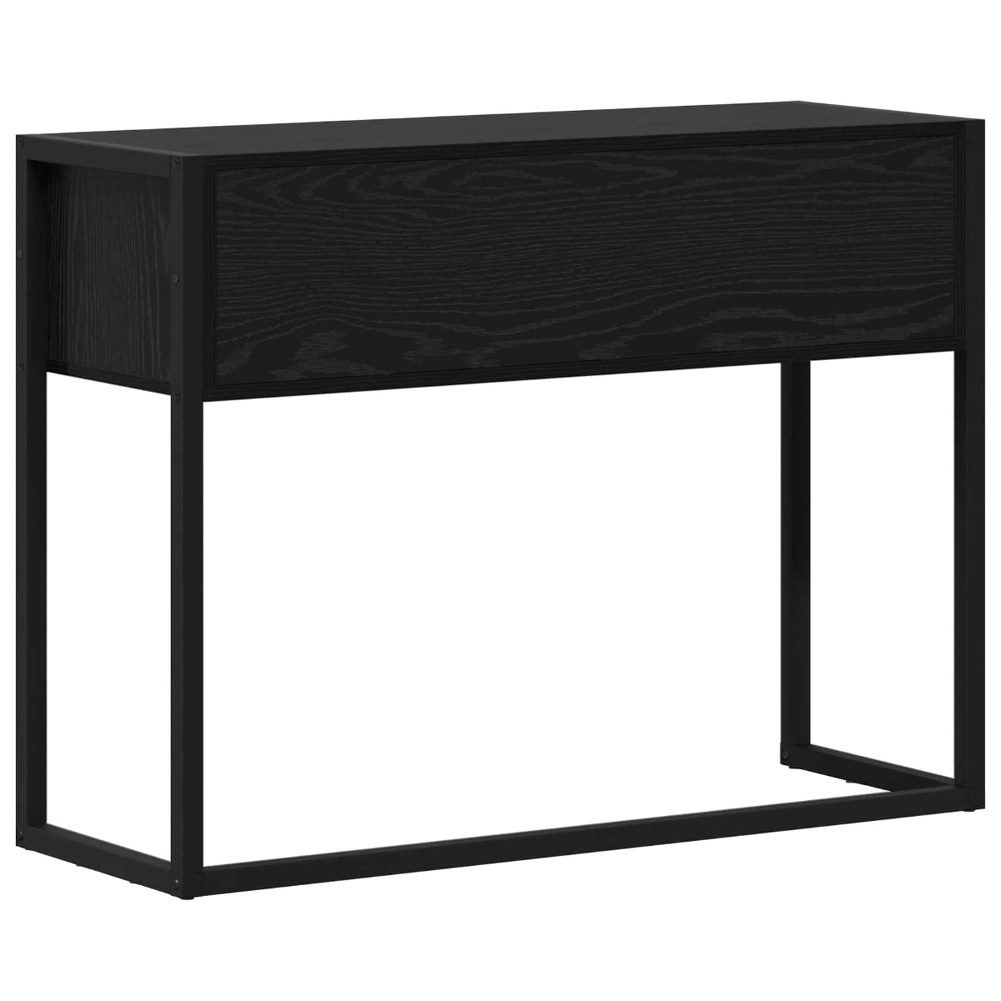 vidaXL End Table Μαύρη Οξυά 100 x 36 x 75 εκ. Επεξεργασμένο ξύλο