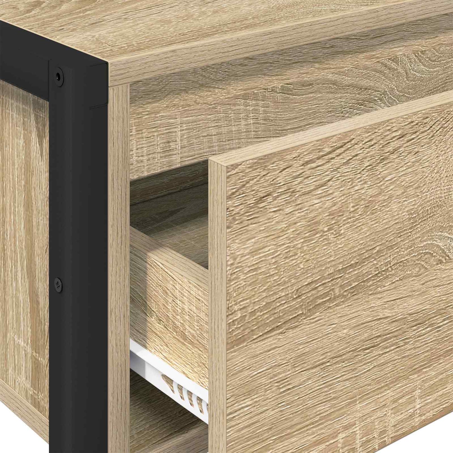 vidaXL End Table Σονόμα 100 x 36 x 75 εκ. Επεξεργασμένο ξύλο