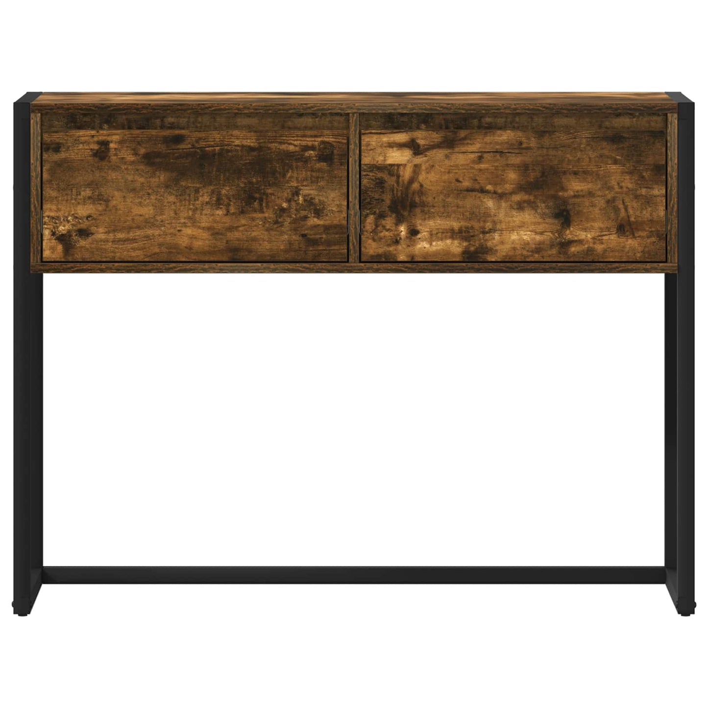 vidaXL End Table Καπνιστό Δρύς 100 x 36 x 75 εκ. Επεξεργασμένο ξύλο