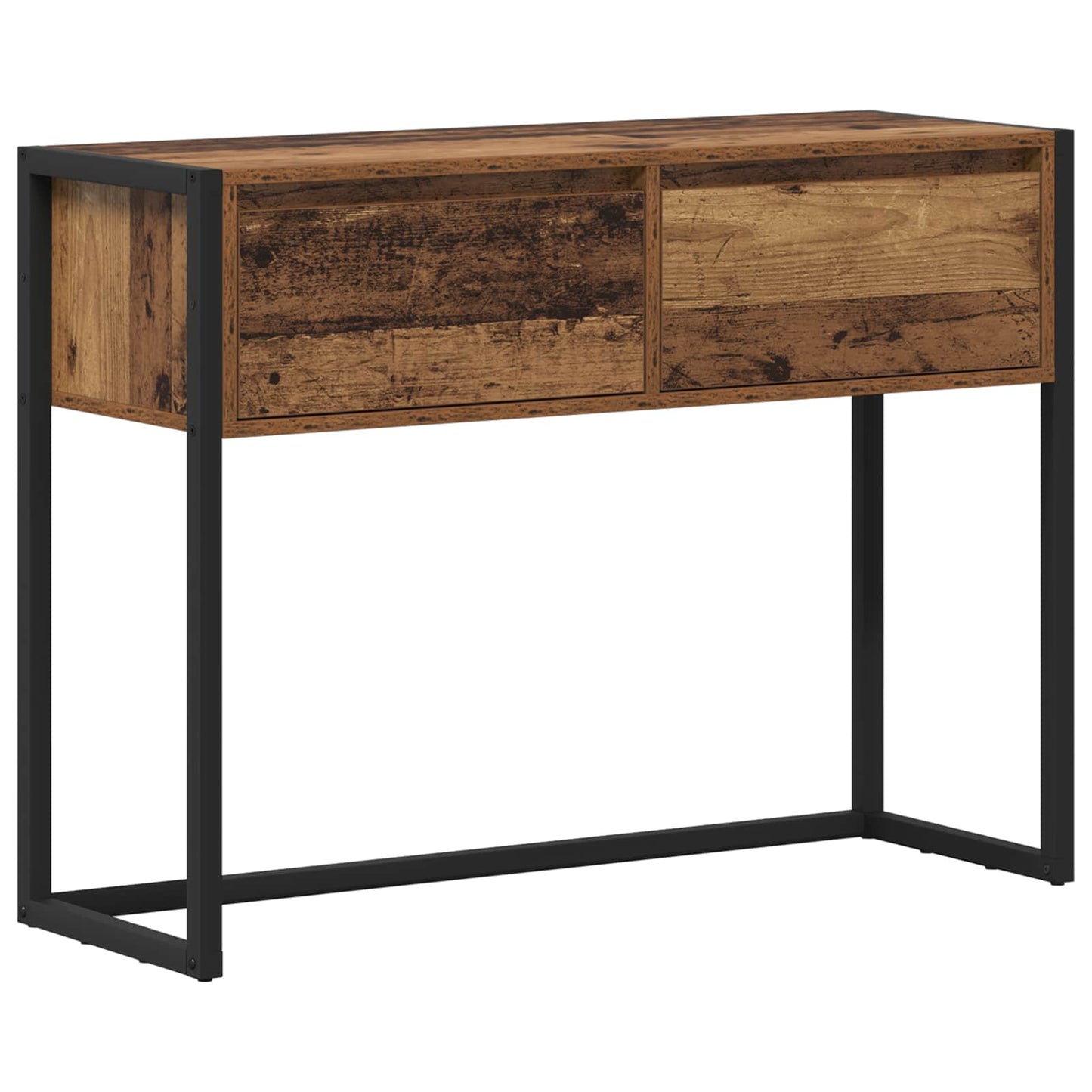 vidaXL End Table Παλιό Ξύλο 100 x 36 x 75 εκ. Επεξεργασμένο ξύλο