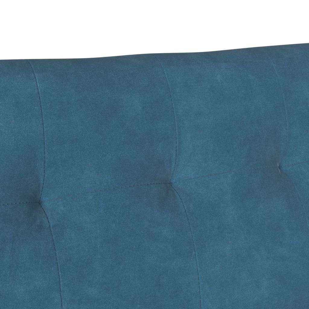 vidaXL Καναπές Chesterfield Μπλε 112 x 65,5 x 75 εκ. Βελούδο