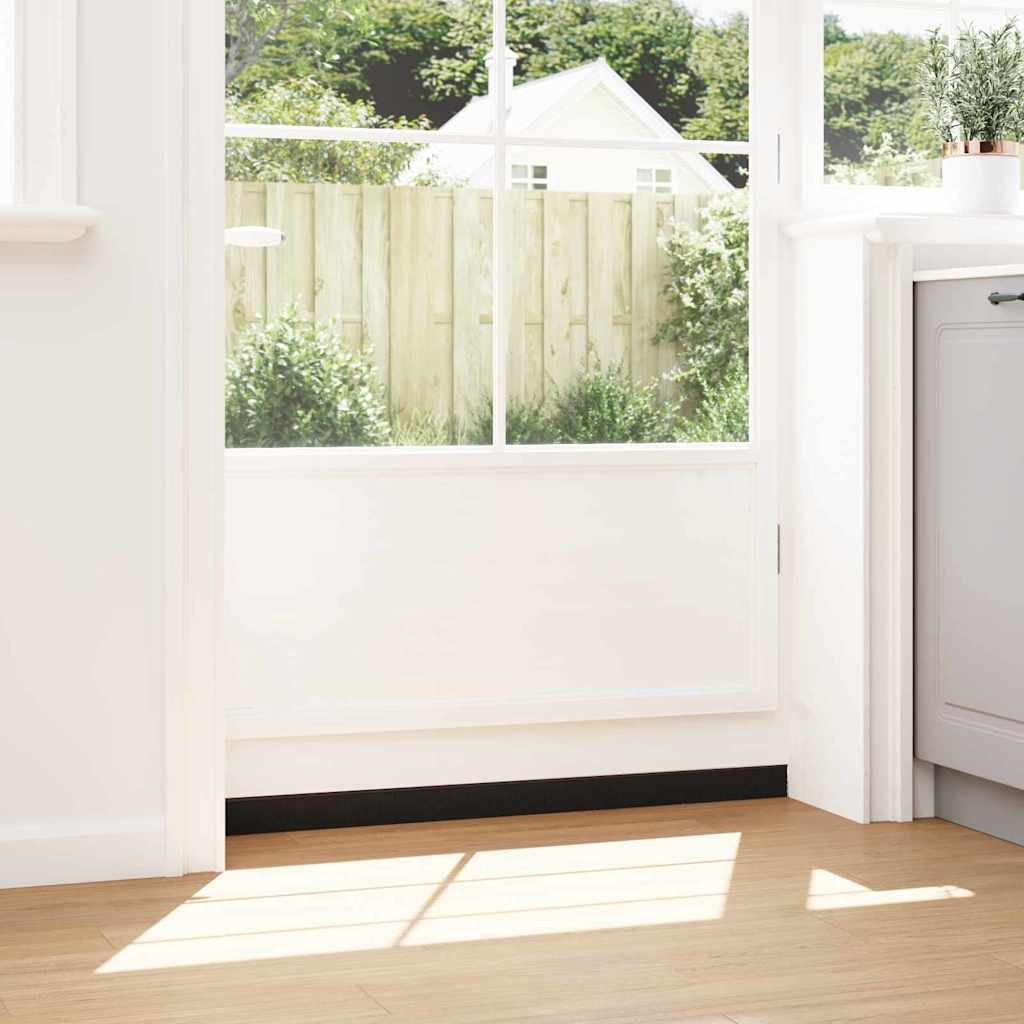 vidaXL Αυτοκόλλητες σφραγίδες πόρτας 2 pcs Καφέ 100 cm