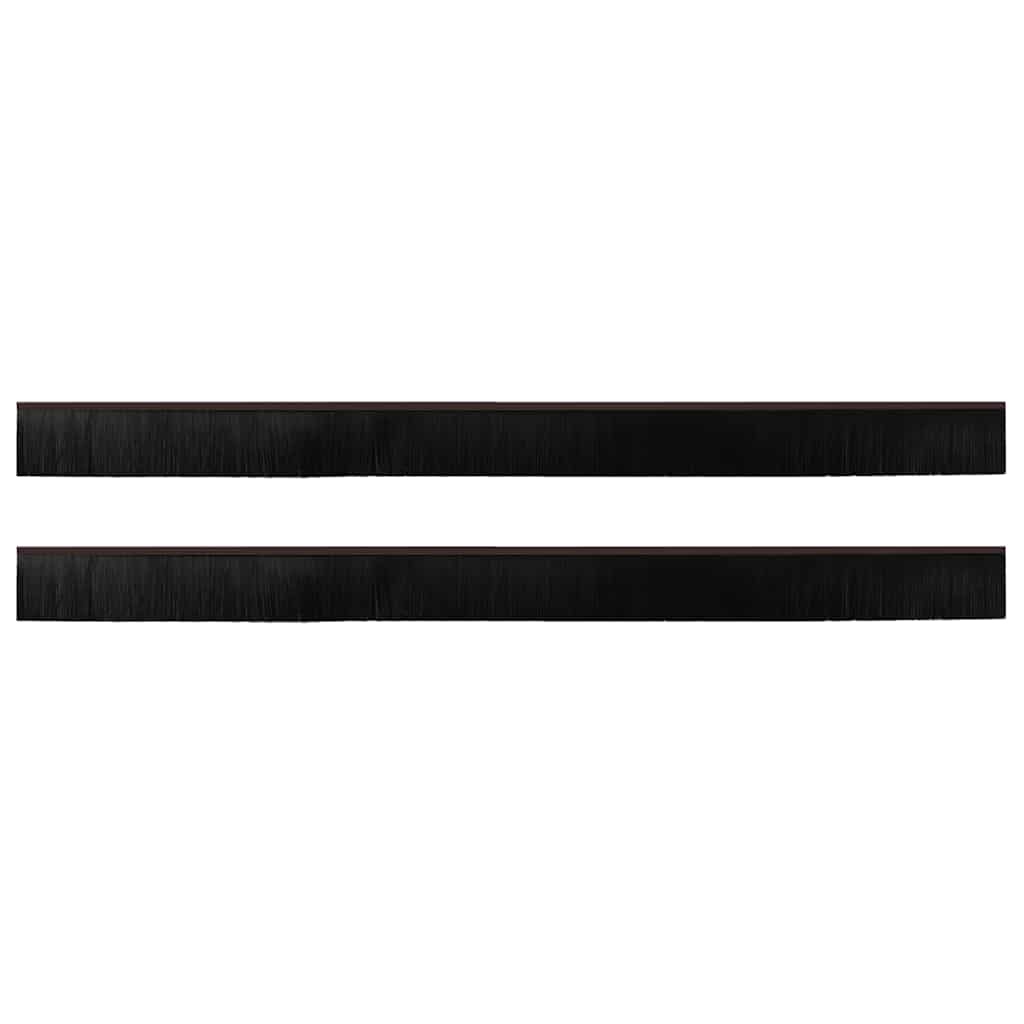 vidaXL Αυτοκόλλητες σφραγίδες πόρτας 2 pcs Καφέ 100 cm