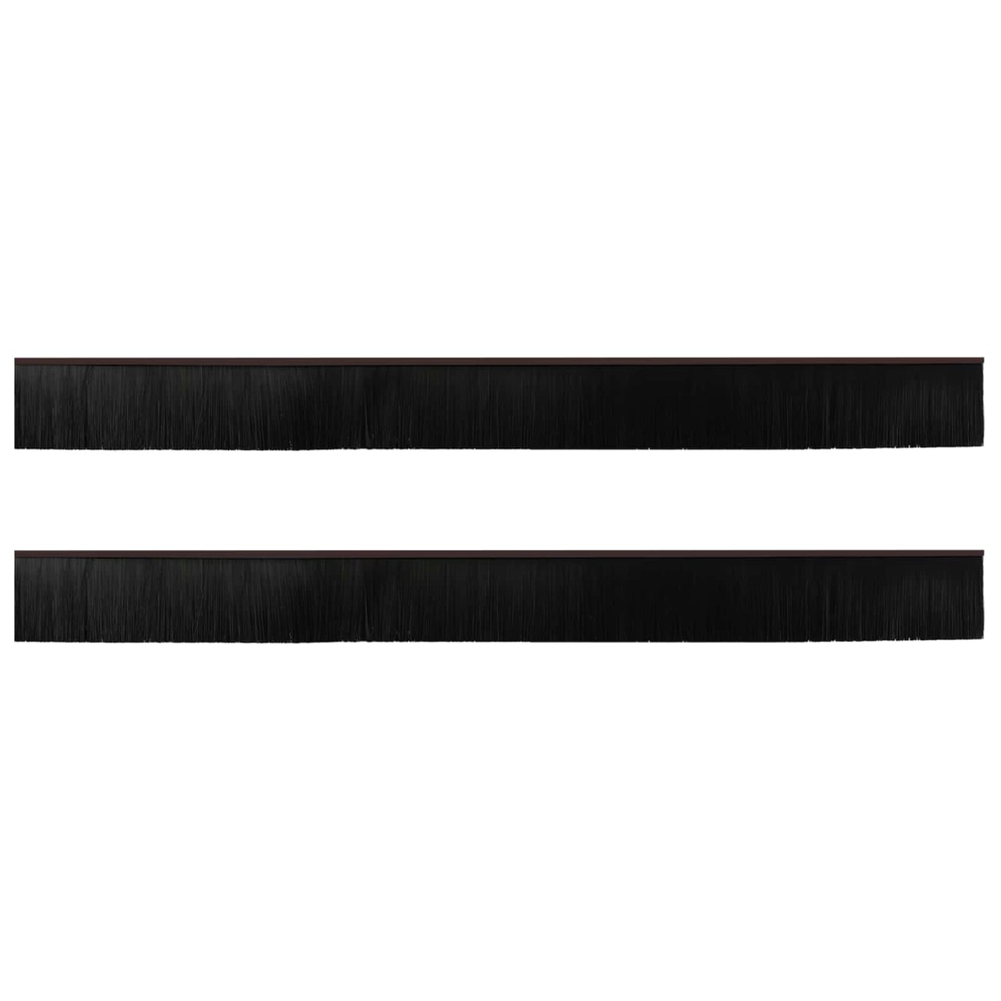 vidaXL Αυτοκόλλητες σφραγίδες πόρτας 2 pcs Καφέ 100 cm