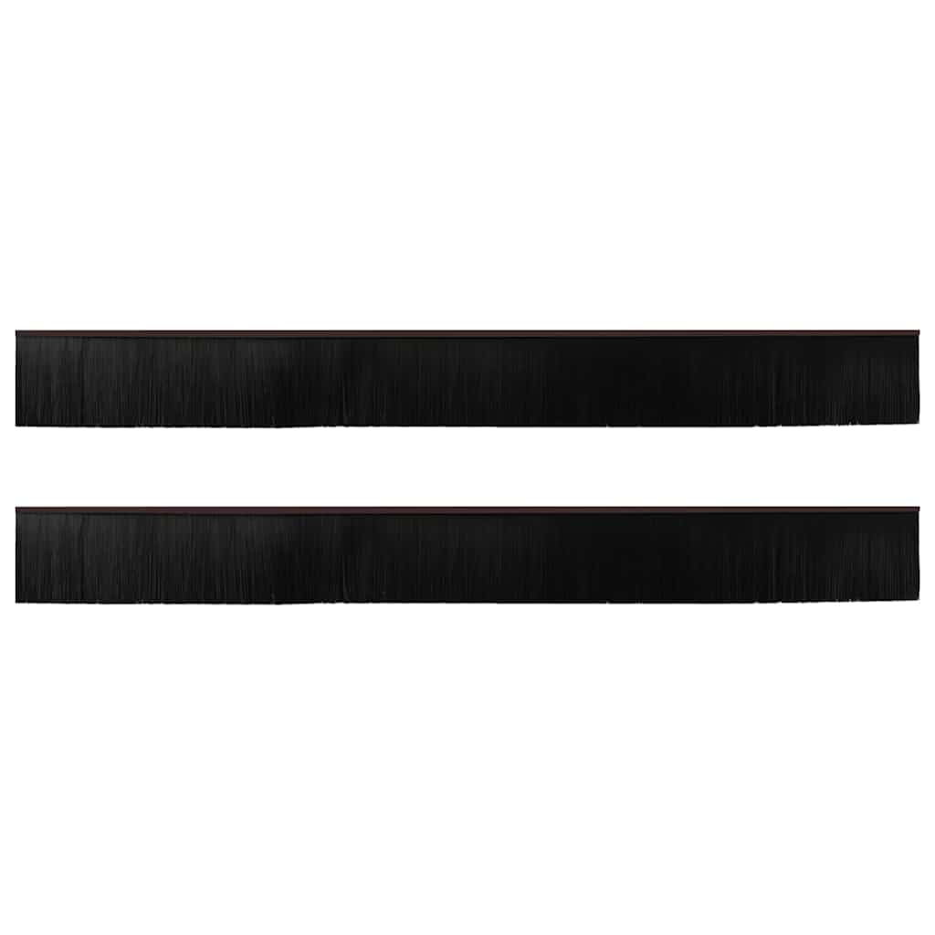 vidaXL Αυτοκόλλητες σφραγίδες πόρτας 2 pcs Καφέ 100 cm