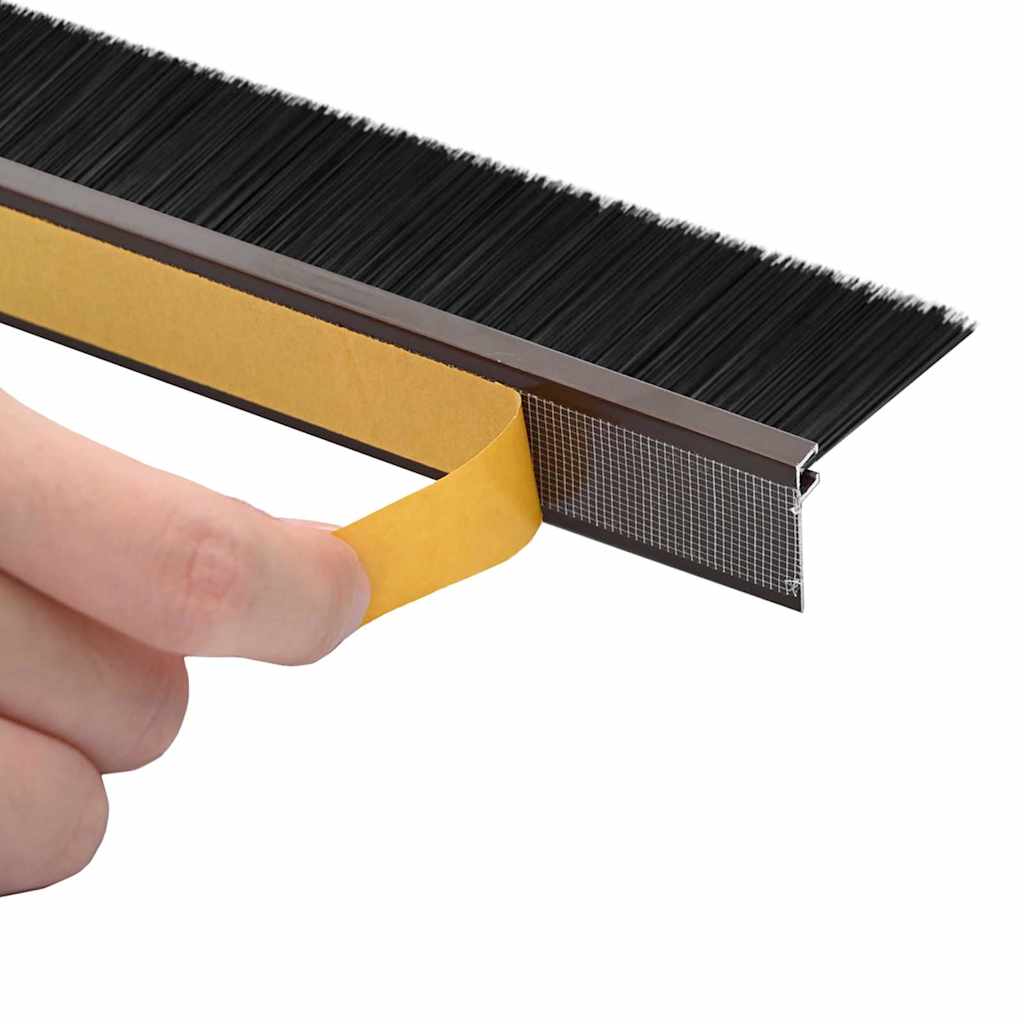 vidaXL Αυτοκόλλητες σφραγίδες πόρτας 6 pcs Καφέ 100 cm