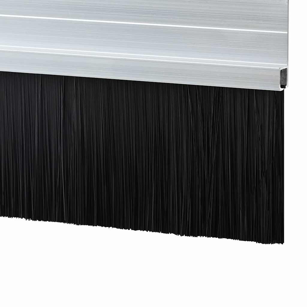 vidaXL Αυτοκόλλητες σφραγίδες πόρτας 2 pcs Ασημί 100 cm