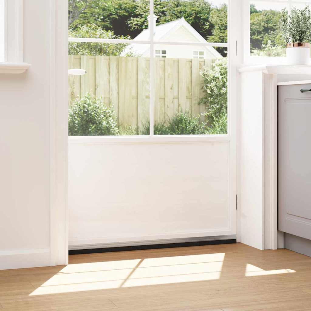 vidaXL Αυτοκόλλητες σφραγίδες πόρτας 6 pcs Ασημί 100 cm