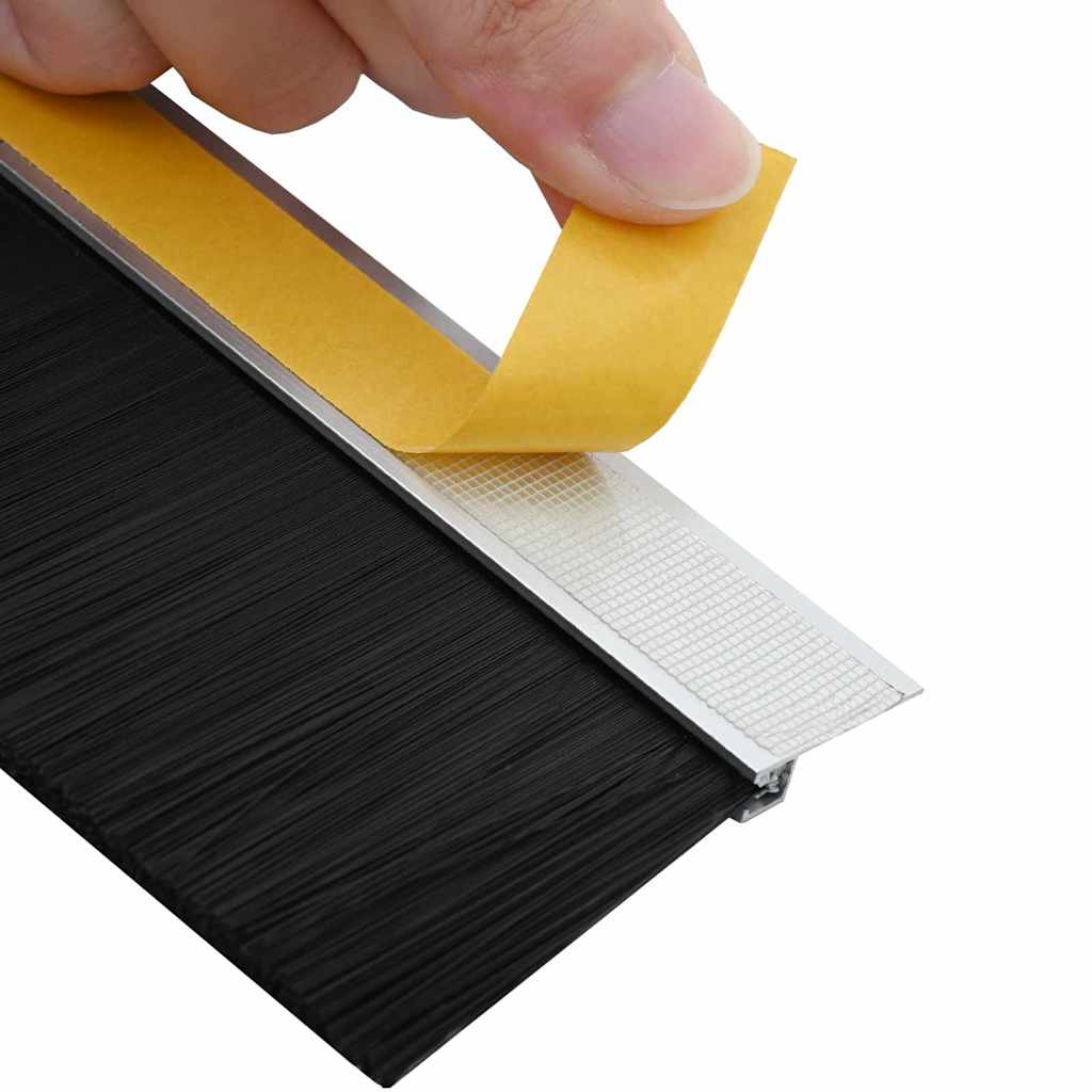 vidaXL Αυτοκόλλητες σφραγίδες πόρτας 12 pcs Ασημί 100 cm