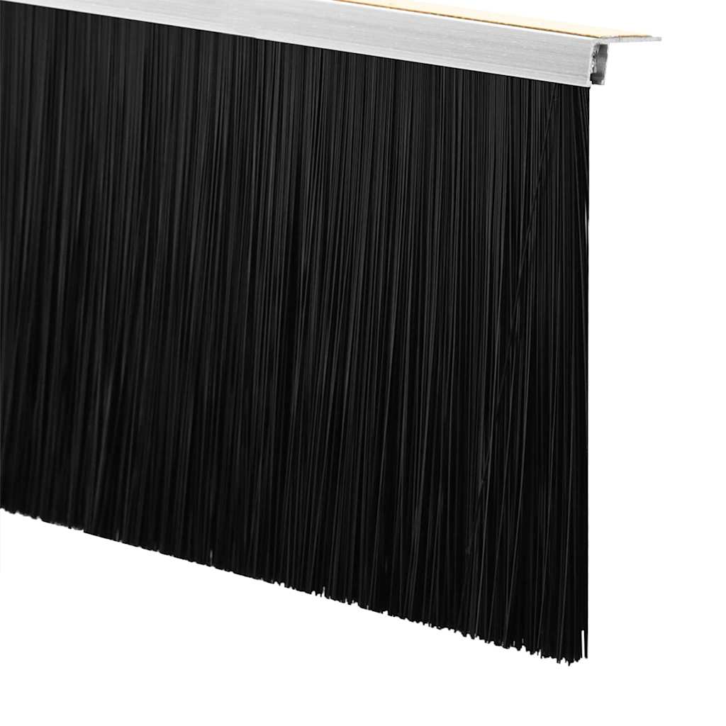 vidaXL Αυτοκόλλητες σφραγίδες πόρτας 2 pcs Ασημί 100 cm