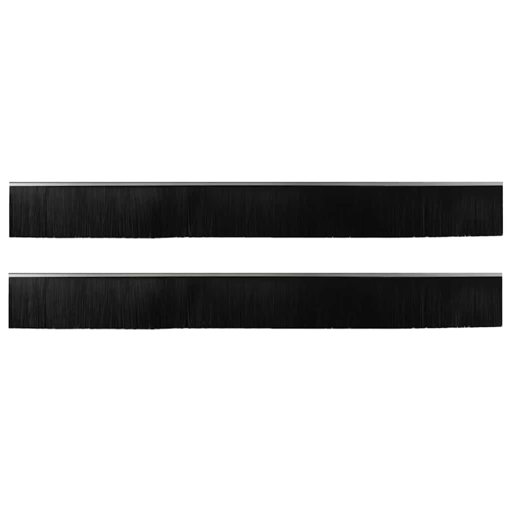 vidaXL Αυτοκόλλητες σφραγίδες πόρτας 2 pcs Ασημί 100 cm