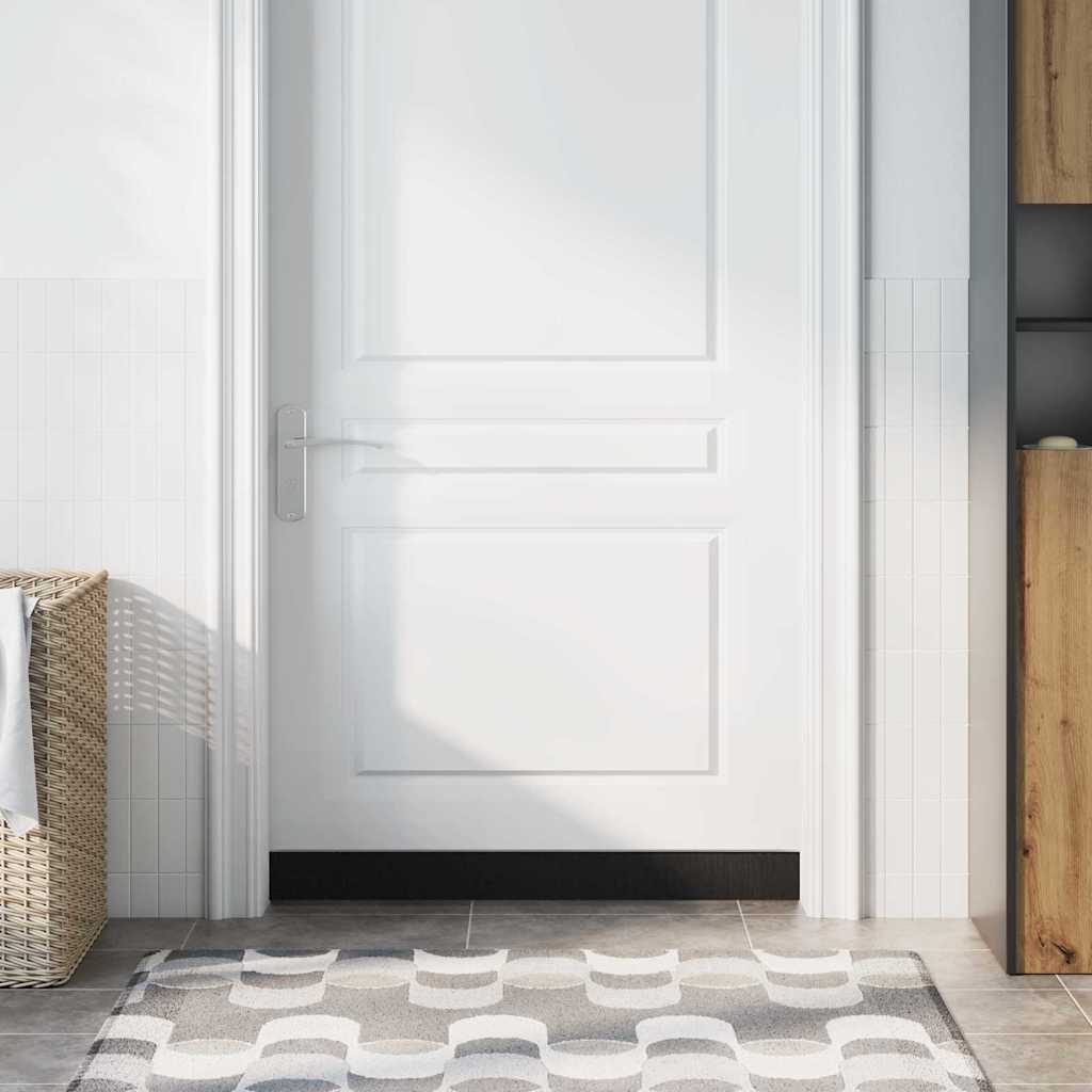 vidaXL Αυτοκόλλητες σφραγίδες πόρτας 12 pcs Ασημί 100 cm