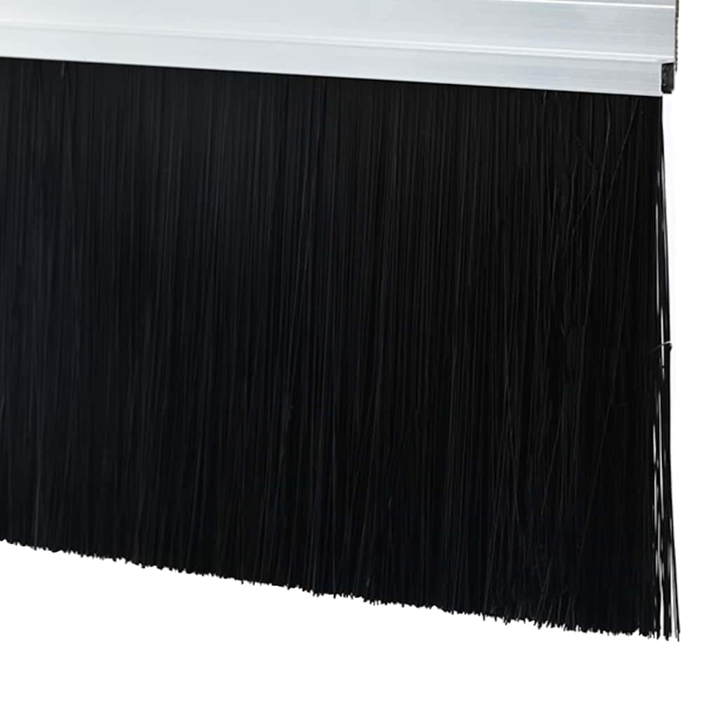 vidaXL Σφραγίδες πόρτας με βούρτσες που προσαρτώνται 2 pcs Ασημί