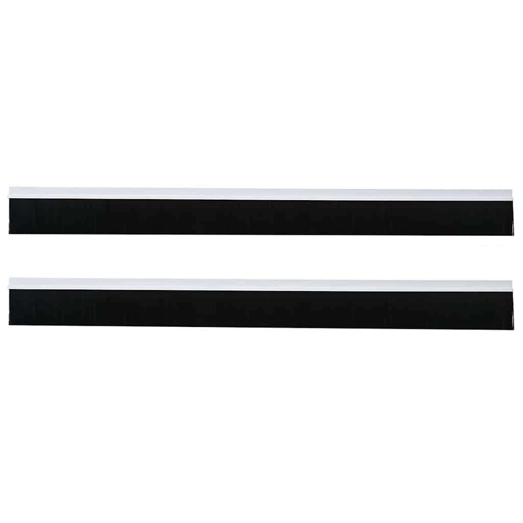 vidaXL Αυτοκόλλητες σφραγίδες πόρτας 2 pcs Λευκό 100 cm