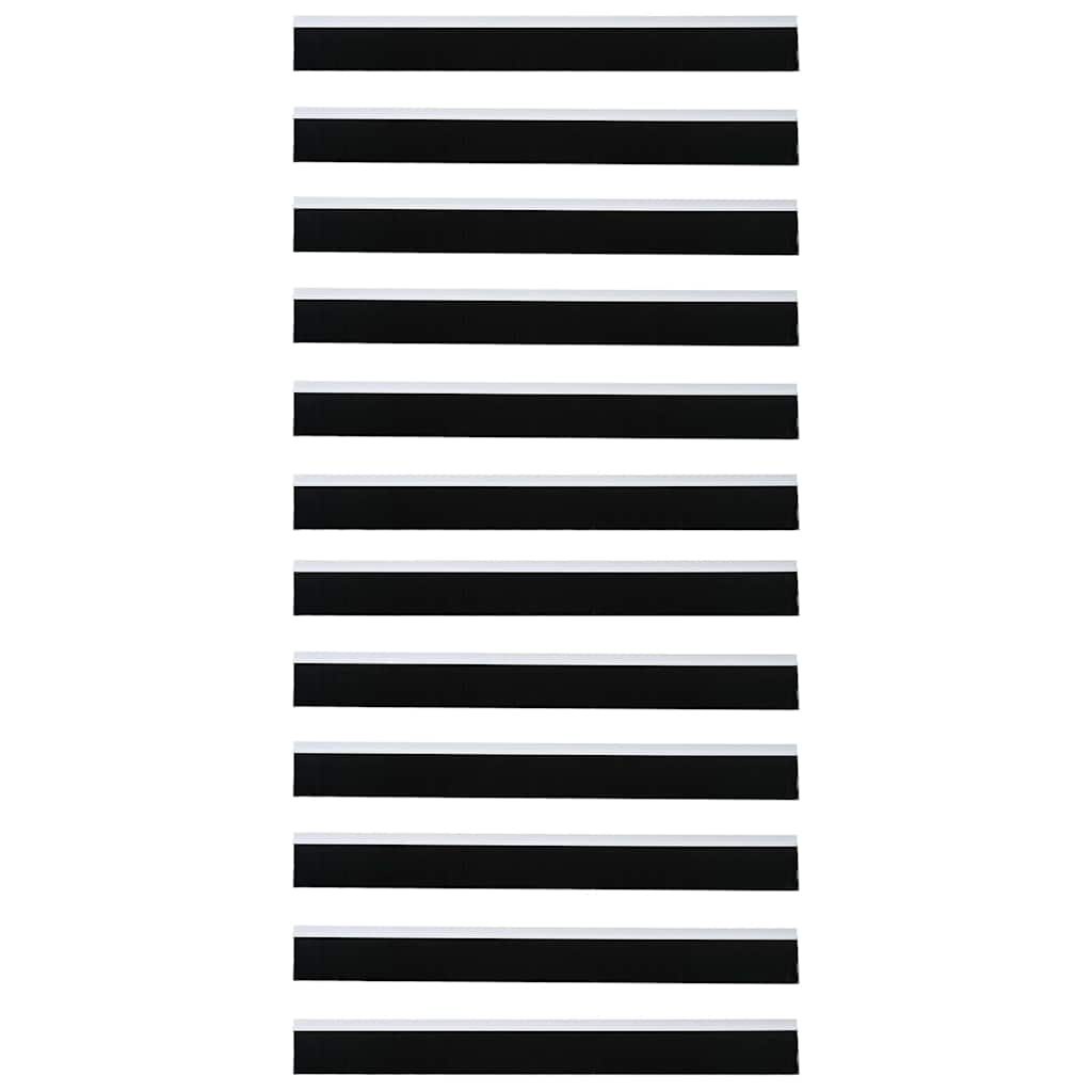 vidaXL Αυτοκόλλητες σφραγίδες πόρτας 12 pcs Λευκό 100 cm