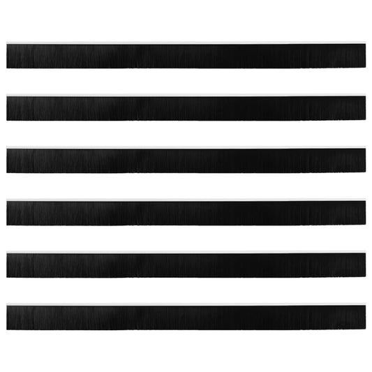vidaXL Αυτοκόλλητες σφραγίδες πόρτας 6 pcs Λευκό 100 cm