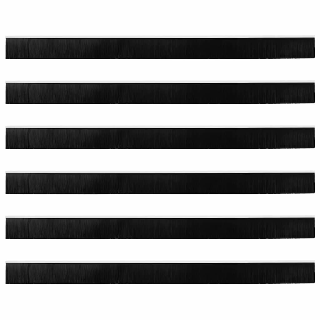 vidaXL Αυτοκόλλητες σφραγίδες πόρτας 6 pcs Λευκό 100 cm