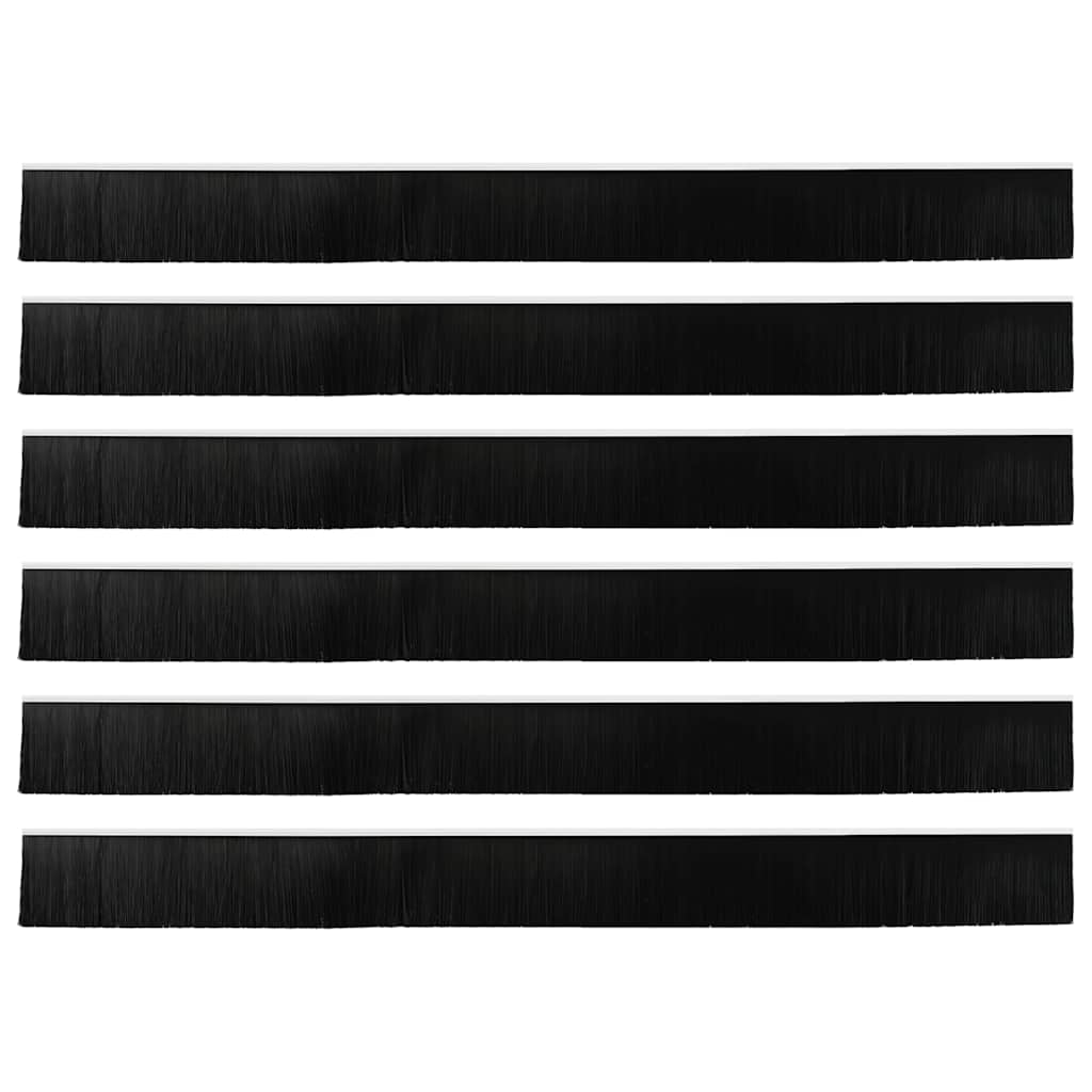 vidaXL Αυτοκόλλητες σφραγίδες πόρτας 6 pcs Λευκό 100 cm