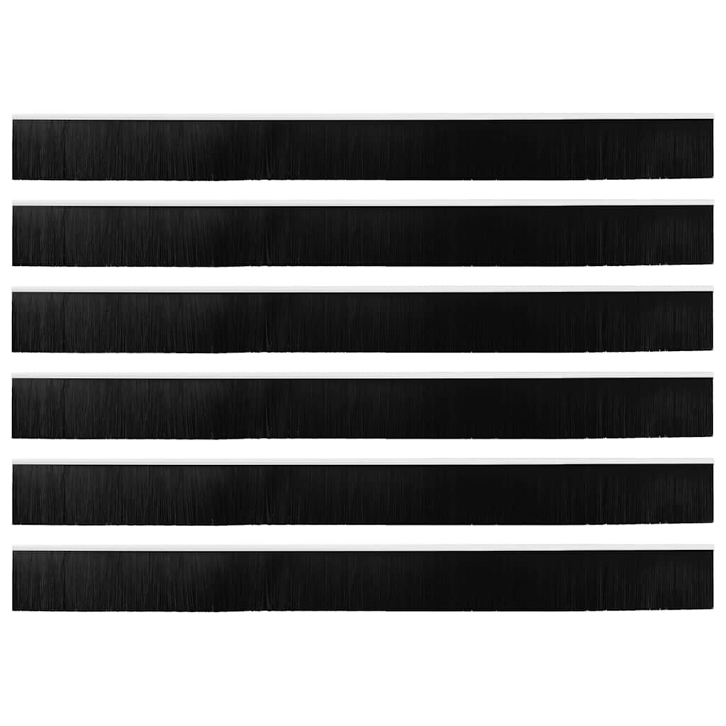 vidaXL Αυτοκόλλητες σφραγίδες πόρτας 6 pcs Λευκό 100 cm