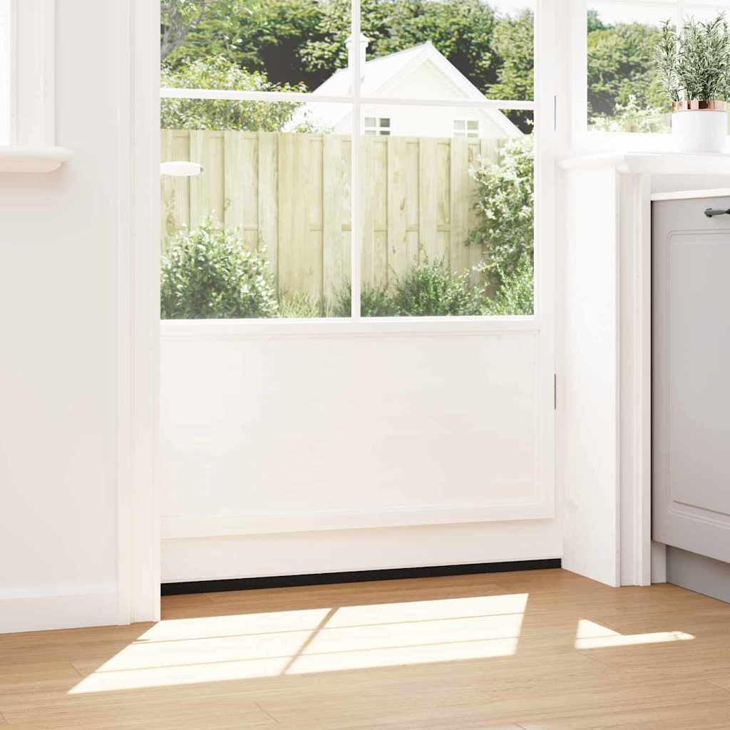 vidaXL Αυτοκόλλητες σφραγίδες πόρτας 12 pcs Λευκό 100 cm