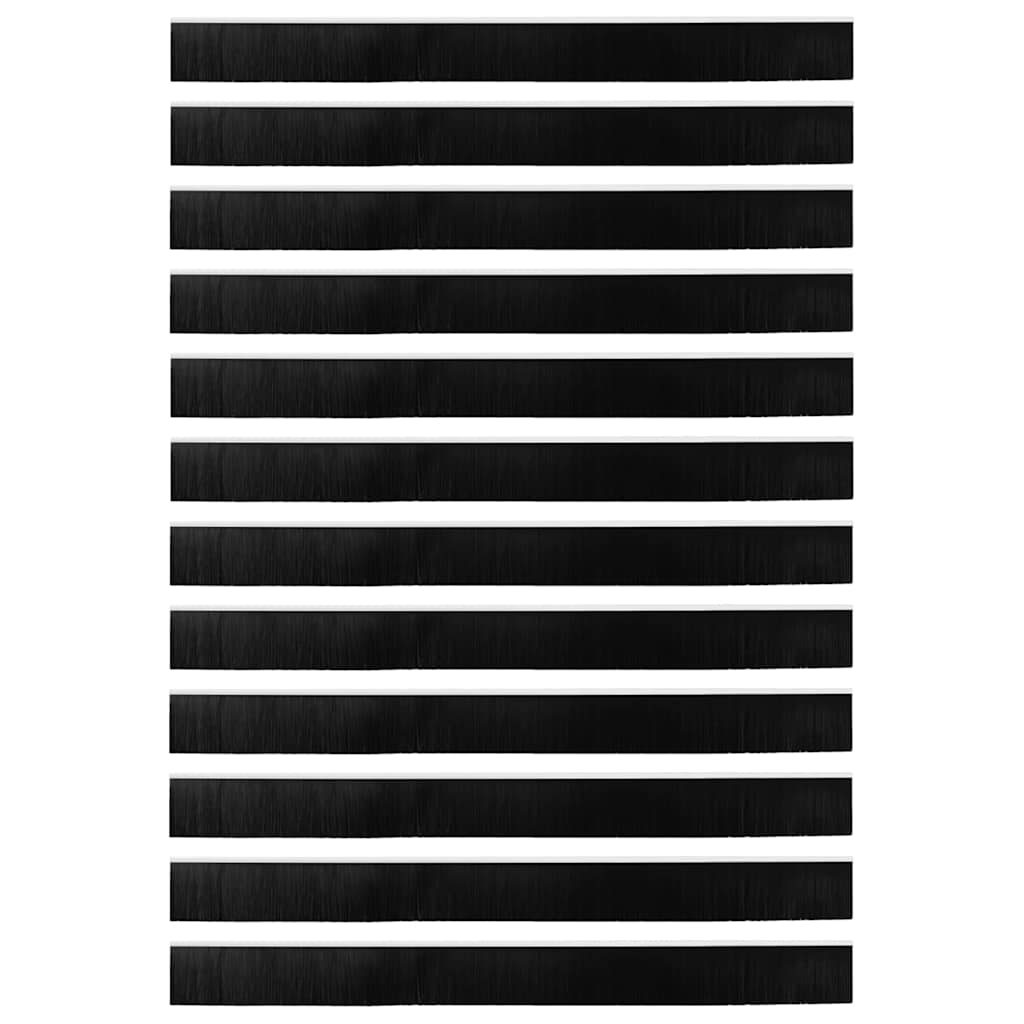 vidaXL Αυτοκόλλητες σφραγίδες πόρτας 12 pcs Λευκό 100 cm