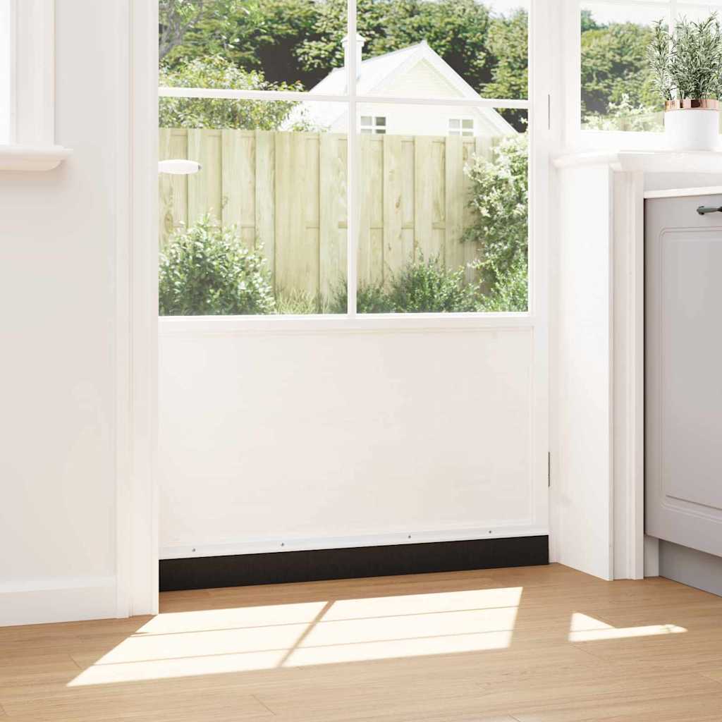 vidaXL Σφραγίδες πόρτας με βούρτσες που προσαρτώνται 2 pcs Λευκό