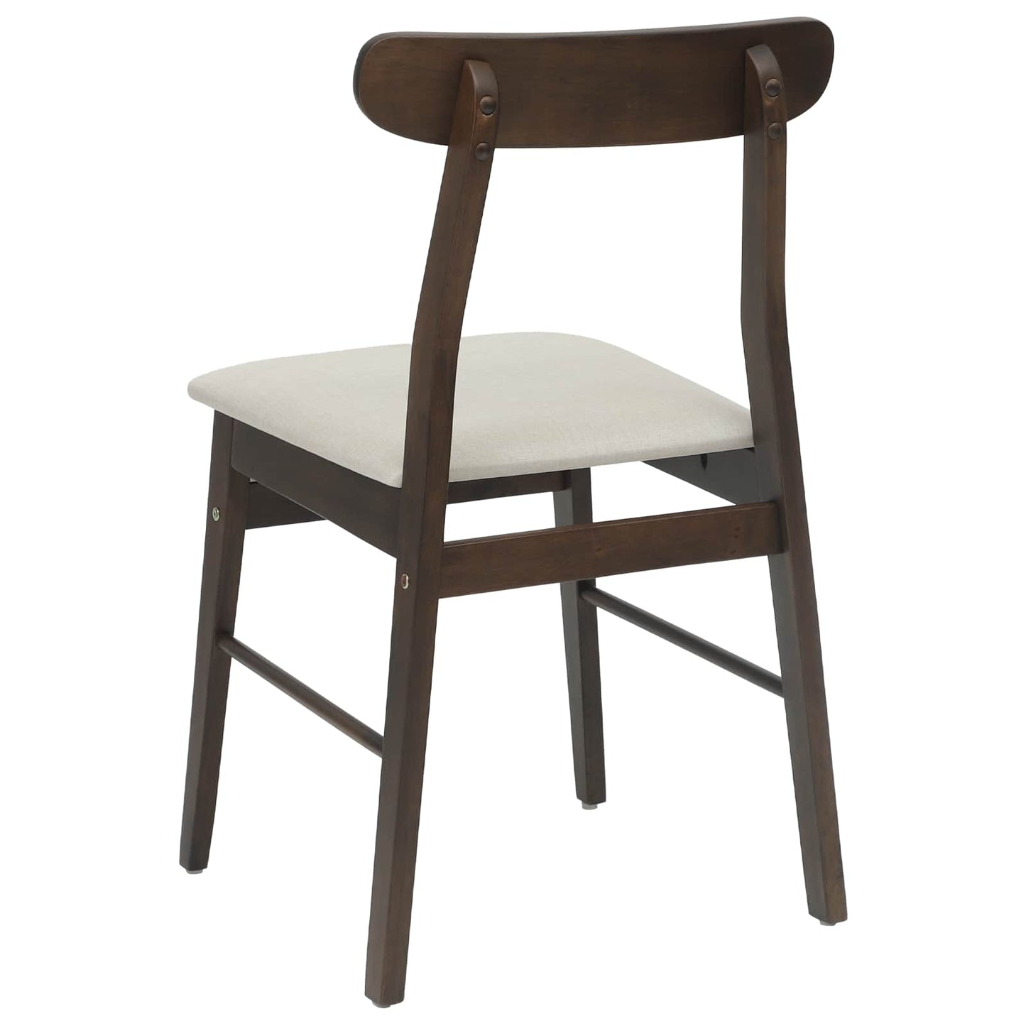 vidaXL Καρέκλα τραπεζαρίας 2 pcs Ανοιχτό Καφέ και Ανοιχτό