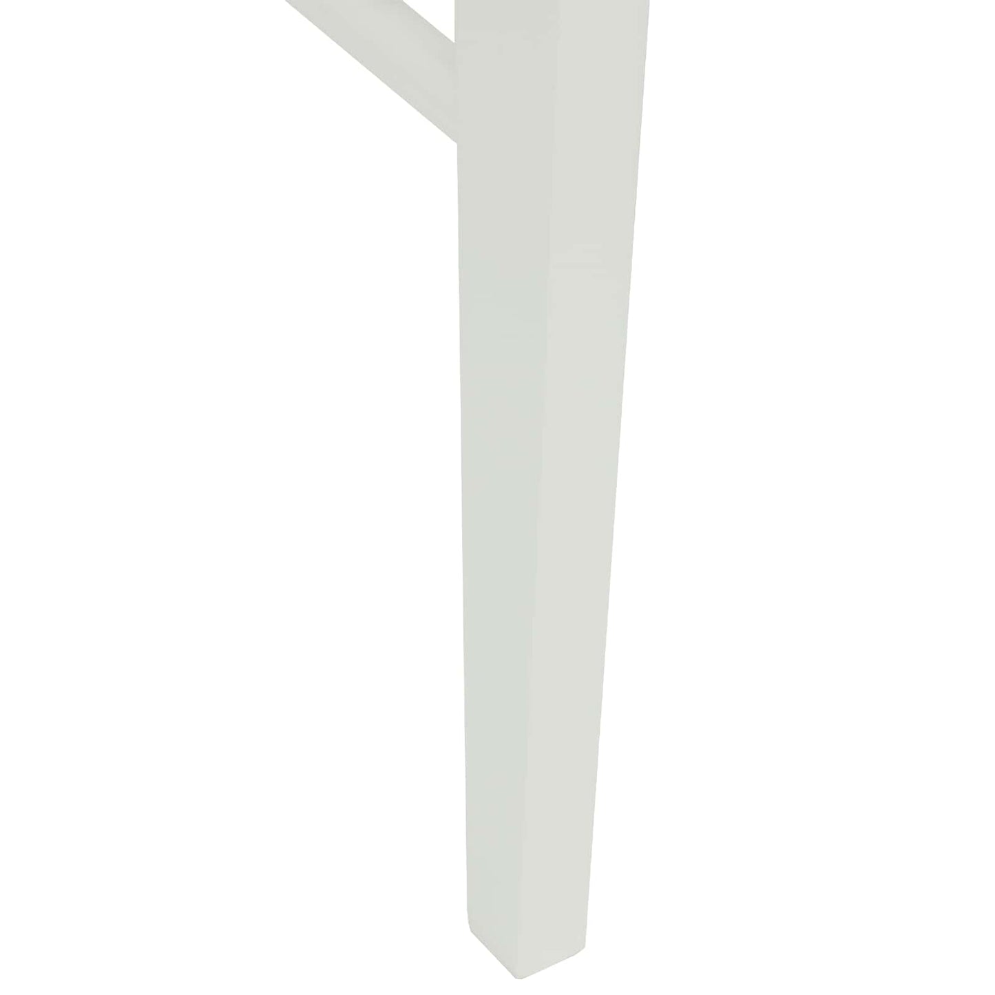 vidaXL Καρέκλα τραπεζαρίας 2 pcs Λευκό και Φυσικό Στερεό ξύλο